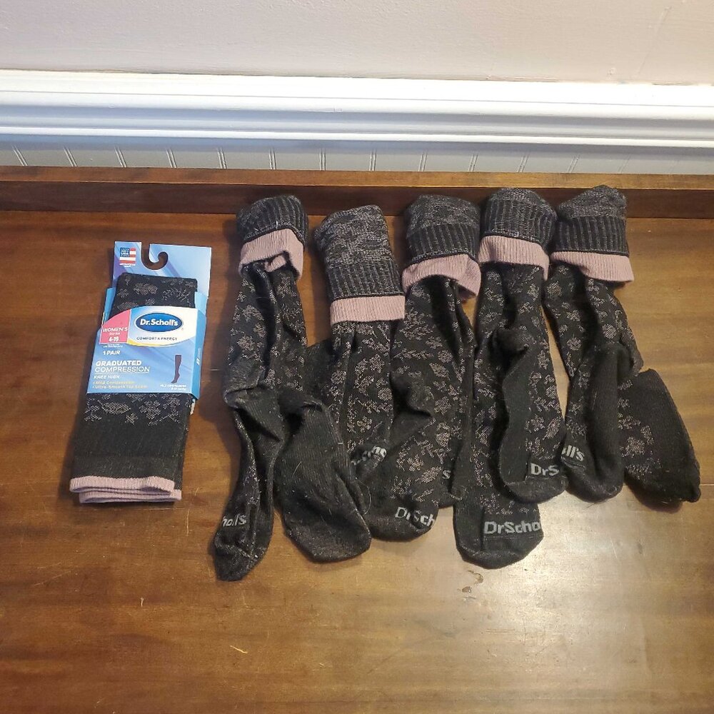 Set of 6 Pairs of Compression Socks